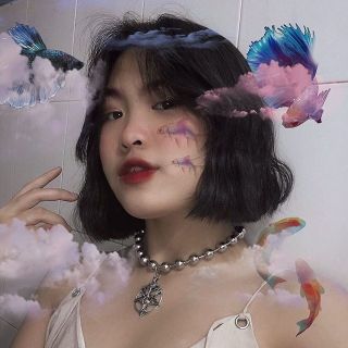 Dây chuyền/vòng cổ bi kèm mặt dây Satan.