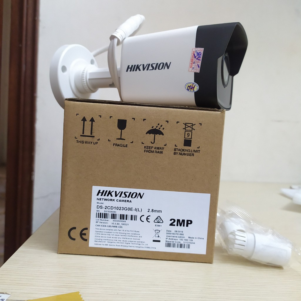 (BH 2 NĂM)Camera IP HIKVISION DS-2CD1023G0E-I(L) Hàng Chính Hãng