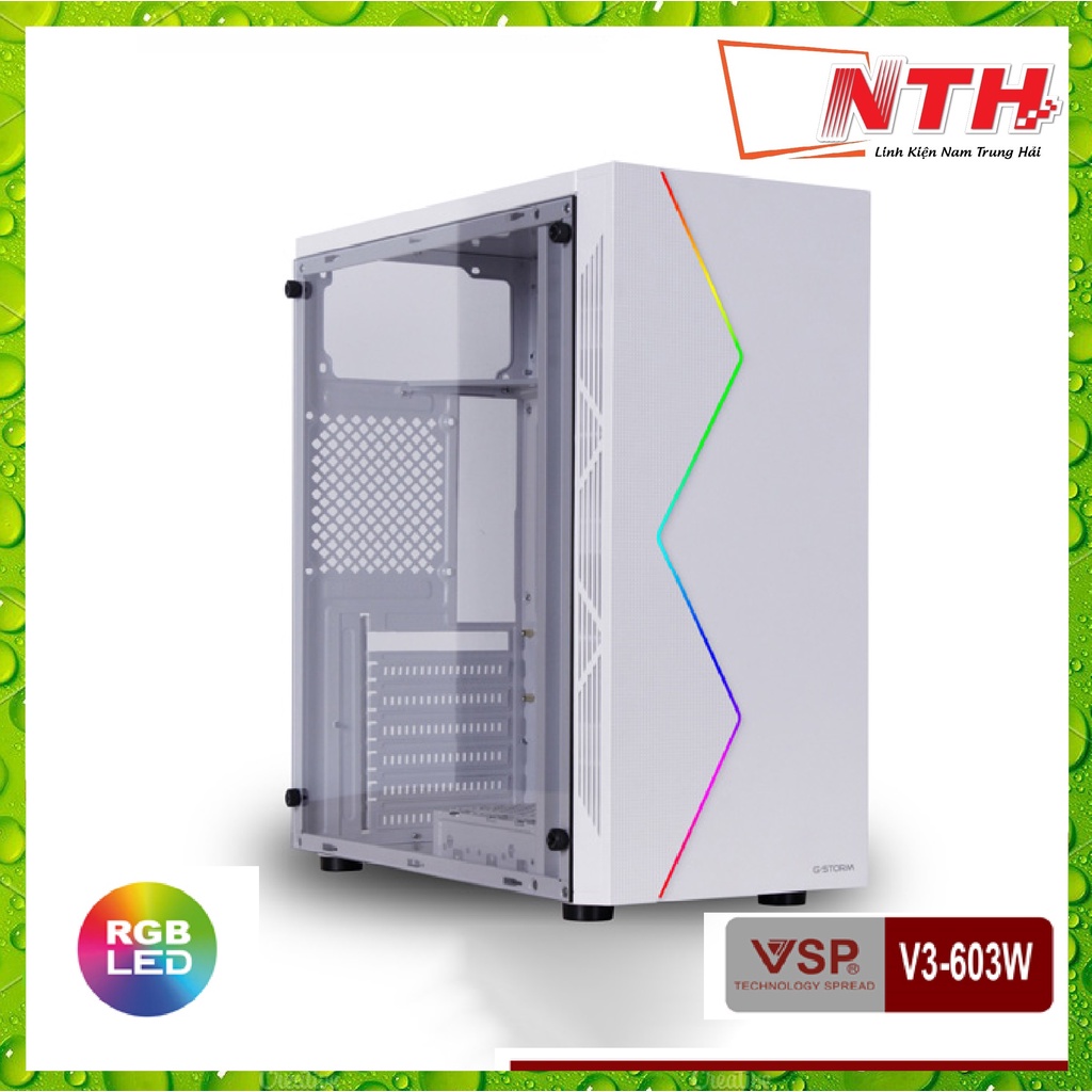 Vỏ Case Máy Tính VSP V3-603W Trắng