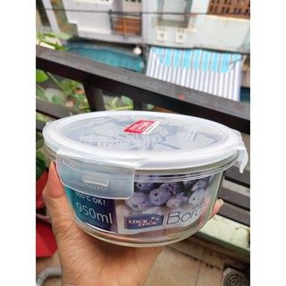 Hộp thủy tinh Lock and Lock 950ml tròn