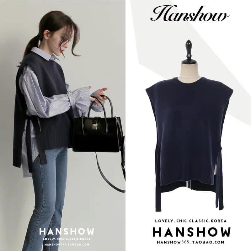 gile len xanh ullzang đi học kèm ảnh thật shop chụp 100%