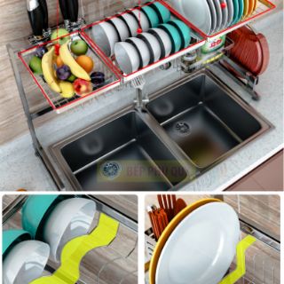 KỆ CHÉN (BÁT) ĐA NĂNG INOX 85cm và 95cm
