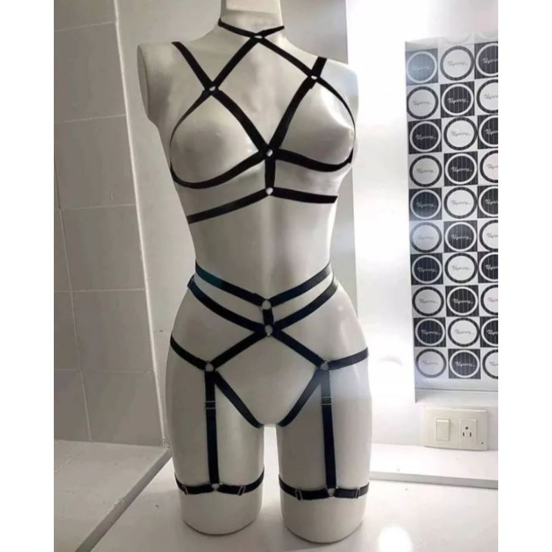Bộ đồ lót harness dây cực sexy cho nữ