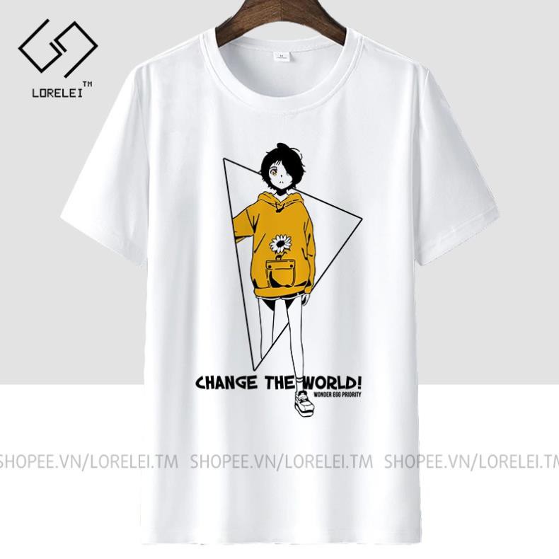 Áo thun Wonder Egg Priority Ohto Ai Color ngắn tay