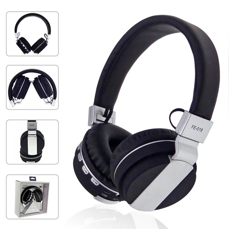 Tai nghe Bluetooth hỗ trợ thẻ nhớ TF và kết nối đài FM | BigBuy360 - bigbuy360.vn