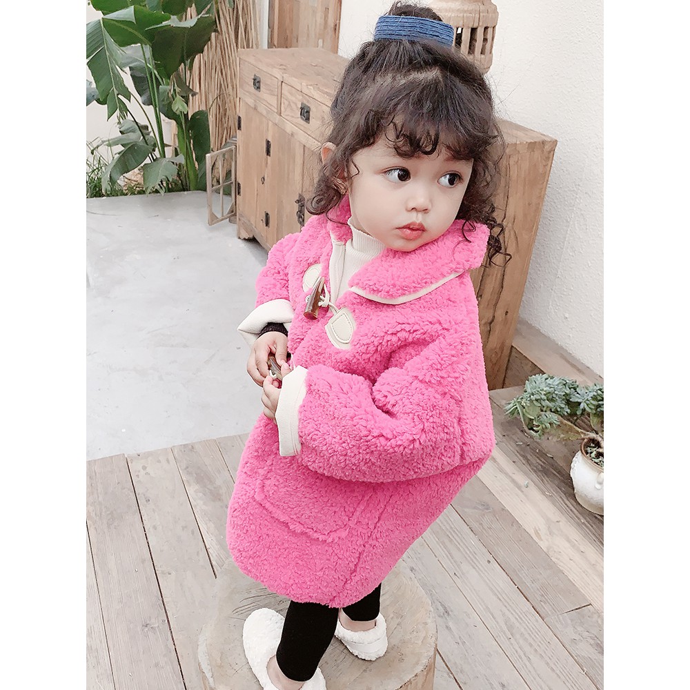 ❤ ÁO KHOÁC DA CỪU❤ ⚡Style Hàn Quốc⚡ Thời trang trẻ em quần áo bé gái từ 1 - 8 Tuổi ⫷ Quần áo trẻ em 2019-2020⫸