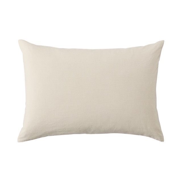 Muji Vỏ Gối Washed Cotton 43x63cm