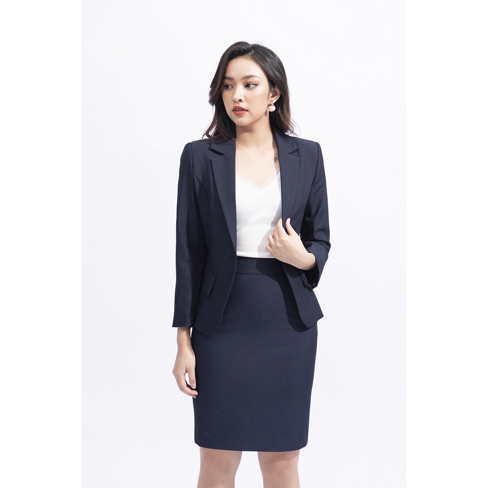 Chân Váy công sở dáng bút chì LUPERI LFCV5101 Thiết Kế trơn đẳng cấp, quý phái