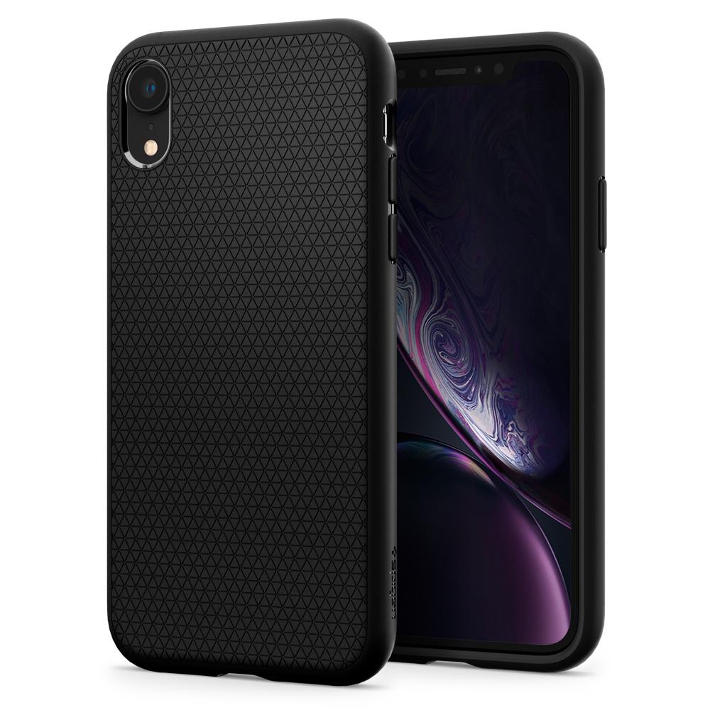 Ốp lưng chống sốc hàng hiệu Spigen Liquid Air màu đen cho iPhone XS Max | iPhone XR | iPhone XS/X