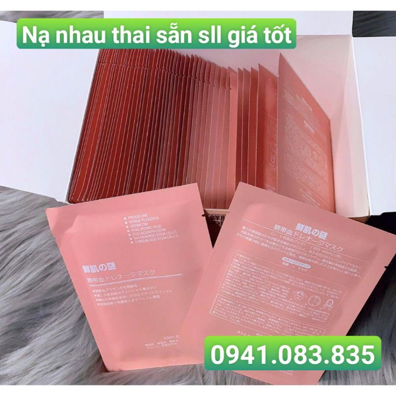 Mặt Nạ Nhau Thai Cừu Nhật Bản Rwine Beauty, Mặt Nạ Cuống Rốn Dưỡng Trắng Da Và Cung Cấp Độ Ẩm Collagen