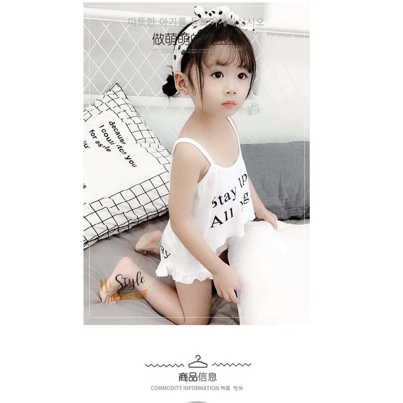 XẢ HÀNG Bộ 2 dây bé gái, bộ thun lạnh 2 dây xịn xò Stay Up cho bé