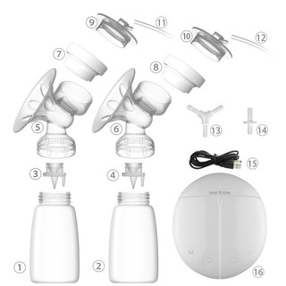  Máy hút sữa Mẹ điện đôi Real Bubee 