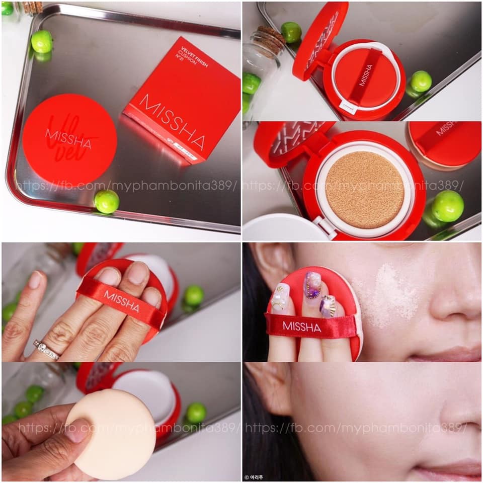 Phấn Nước Mềm Mịn MISSHA Velvet Finish Cushion SPF50 PA+++ - Vỏ đỏ | BigBuy360 - bigbuy360.vn