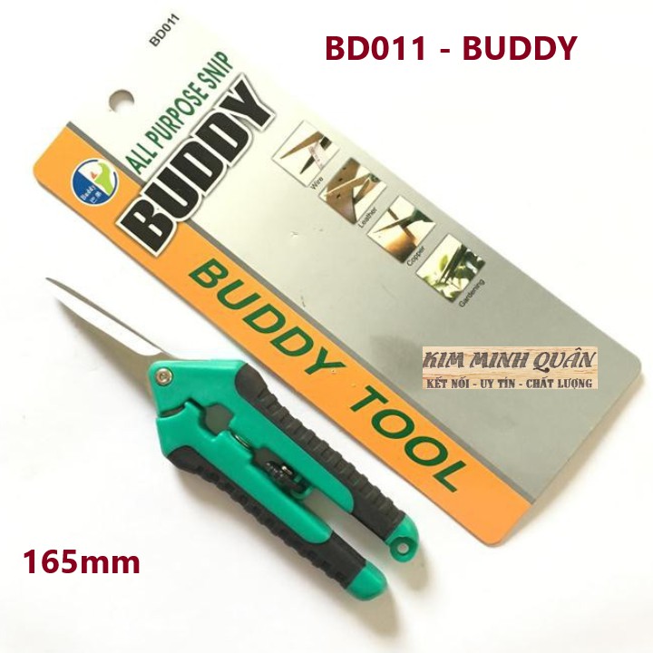 Kéo Cắt Tỉa Cành Hoa , Chi Tiết Nhỏ Mũi Nhọn 165mm BD011 BUDDY