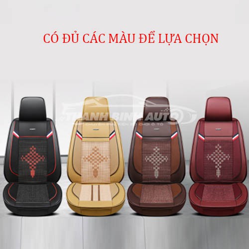 Bộ 4 Ghế Bọc Trùm Xe Cao Cấp Kèm Gối Tựa Đầu - Thanh Bình Auto Hcm