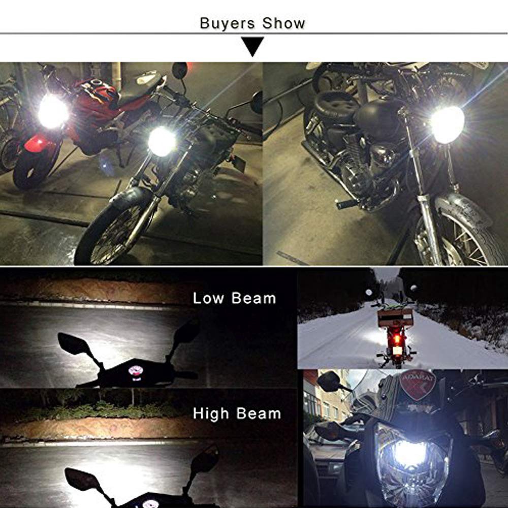 Đèn Pha bóng Led cho xe Y15Zr V1 Fz150 V1 V2 Benelli Rfs150 Rfs150I / Sym Vf3I Yamaha Fz150I 2017 H4 Hs1