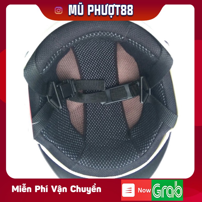 Mũ bảo hiểm nửa đầu lưỡi trai GRS A760 (nhiều màu) clip thật