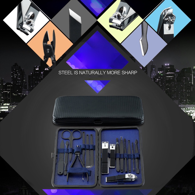 Bộ 16 Dụng Cụ Chăm Sóc Móng Tay Chất Lượng Cao