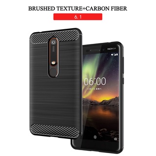 Ốp Lưng Sợi Carbon Cho Nokia 6.1
