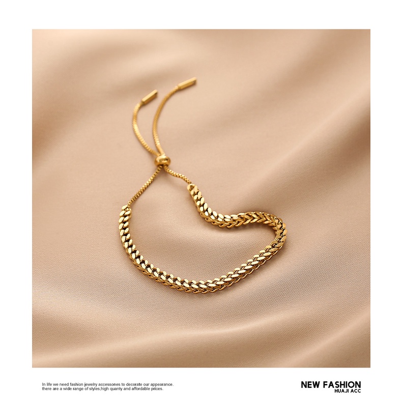 [FreeShip] Lắc tay vòng tay nữ titan xương rắn S10-508a - CAM KẾT KHÔNG BAY MÀU