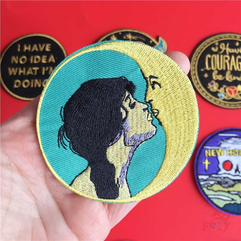 Miếng dán ủi thêu họa tiết nhân vật phim hoạt hình make a wish find your road