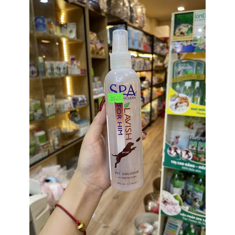 Spa for Him Cologne - Xịt dưỡng lông hương thơm nam tính mạnh mẽ - Dùng được cho chó và mèo