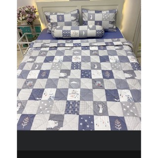 Bộ ga gối 100% cotton lụa hàn quốc ( chưa mền)