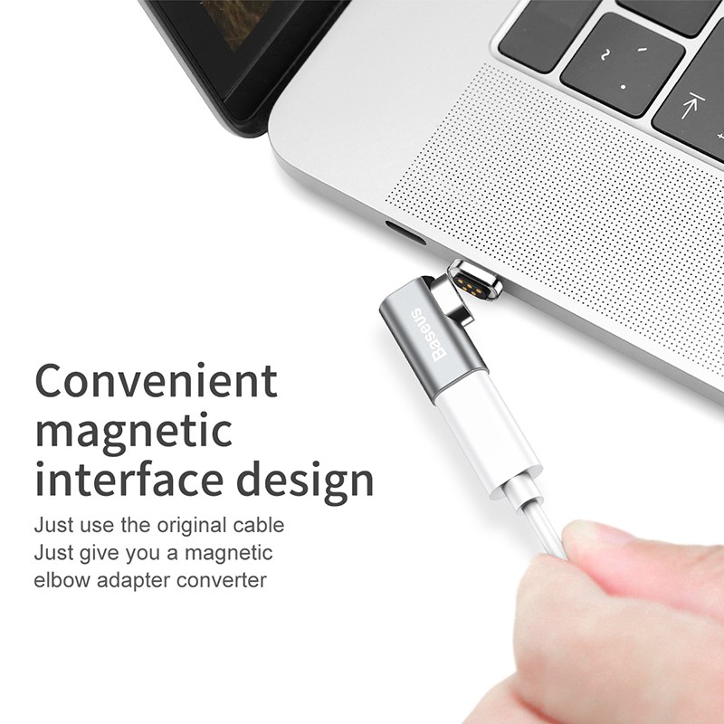 Đầu chuyển đổi USB Type C từ tính Baseus Mini Magnetic Type-C Converter cho Macbook Pro 16-17