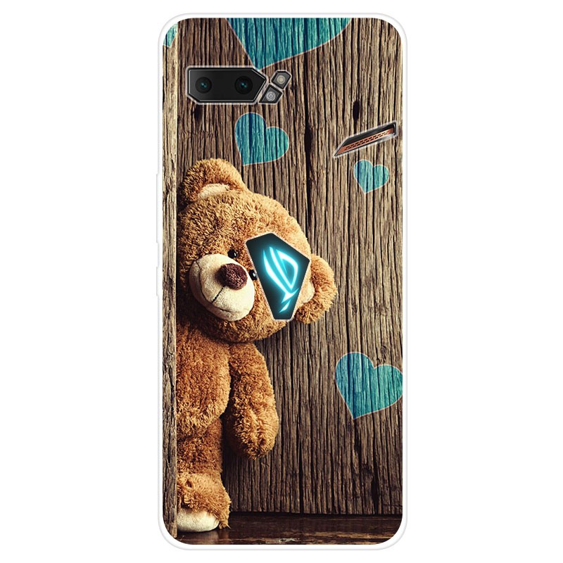 Ốp điện thoại từ TPU silicon mềm họa tiết hoạt hình dễ thương dành cho Asus ROG Phone 2