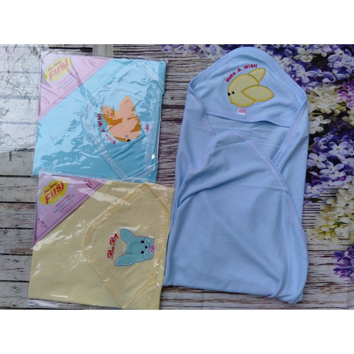 Chăn ủ cotton có mũ hàng Fusi Việt Nam