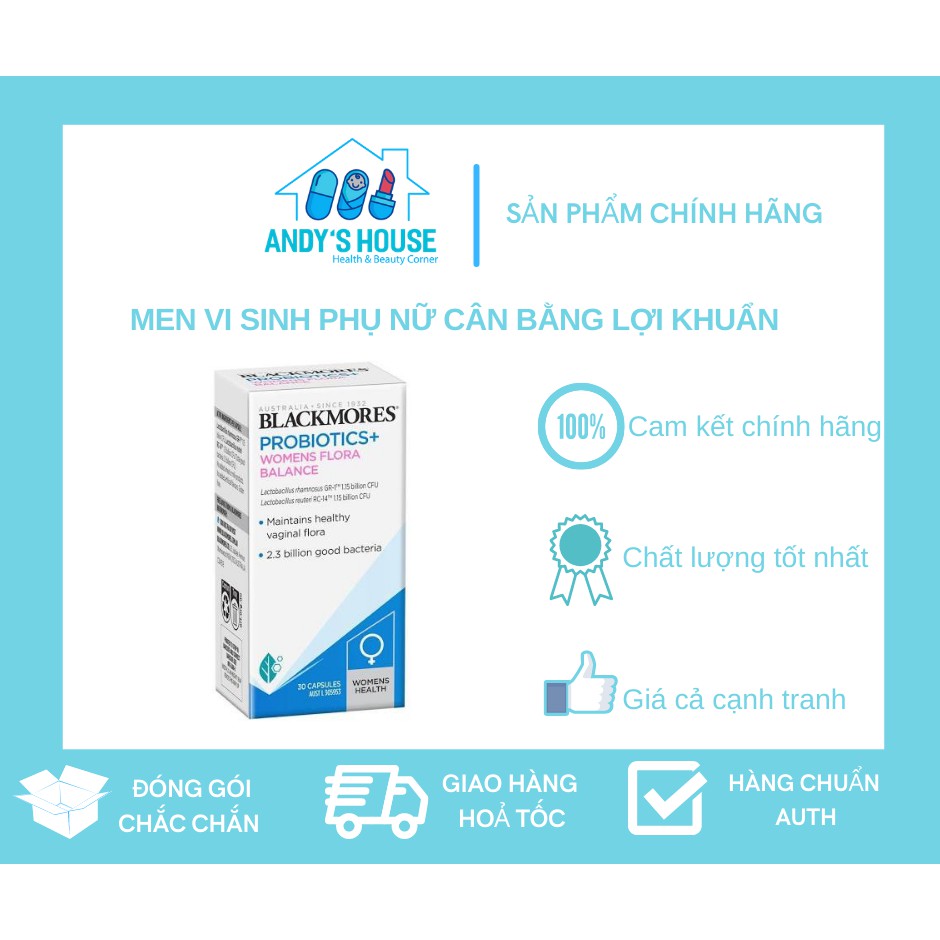 Men Vi Sinh Phụ Nữ Cân Bằng Lợi Khuẩn - Blackmores Probiotic