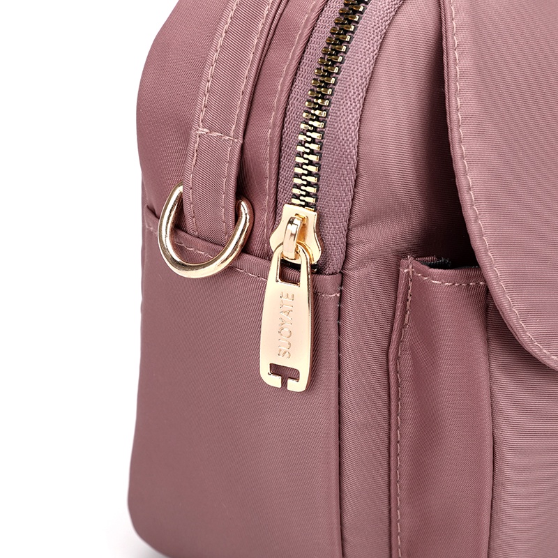 Túi Đeo Chéo Một Bên Vai Kích Thước Nhỏ Nhẹ In Họa Tiết Dành Cho Nữ Đi Du Lịch Ngoài Trời