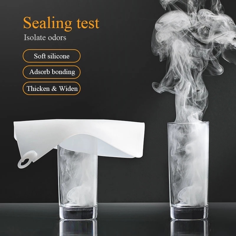 Nắp Đậy Cống Thoát Nước Nhà Tắm/Toilet 15*15cm Bằng Silicone Chống Mùi Hôi