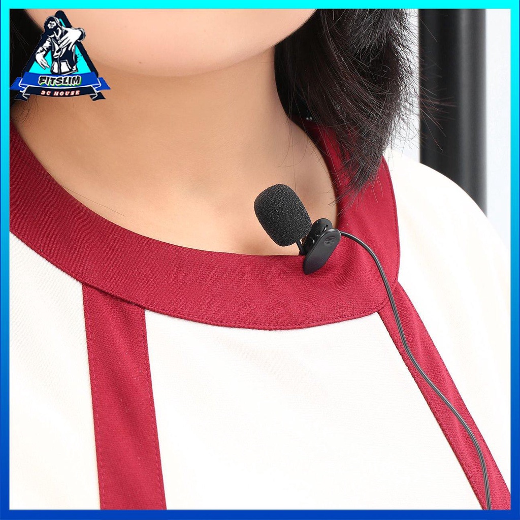 Micro kẹp cổ áo kích thước 3.5mm dành cho máy tính