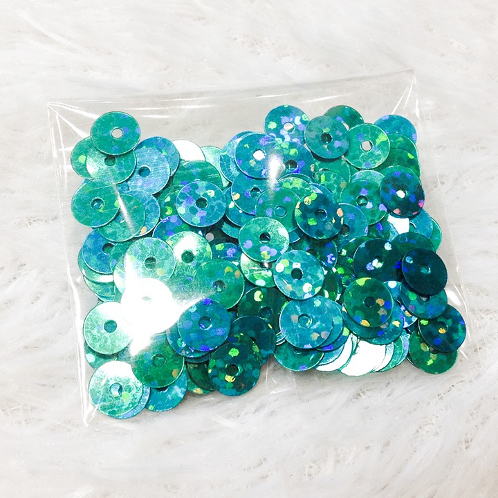 Hạt kim sa đính áo thời trang size 7mm nhiều màu