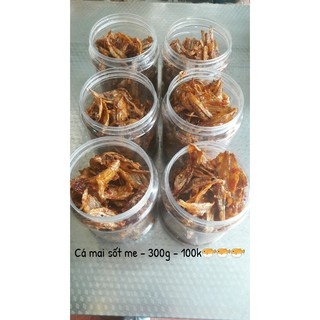 Đồ khô ăn vặt - Cá mai sốt me 300g