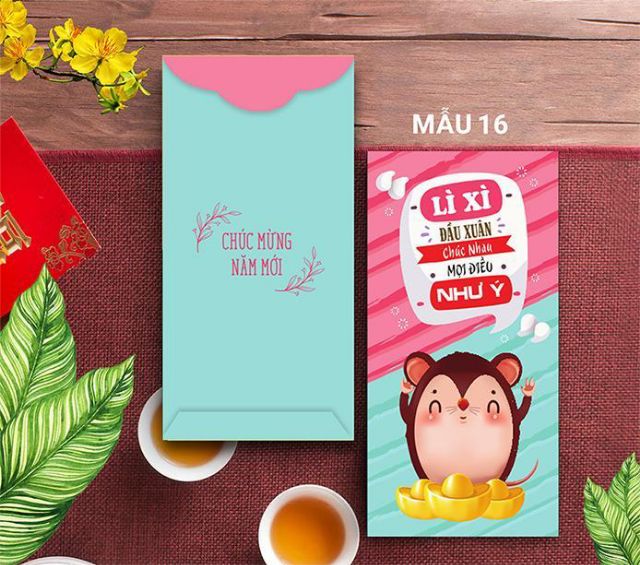 BÁN LẺ BAO LÌ XÌ CHỈ 1000Đ/CÁI ĐƯỢC CHỌN HƠN 30 MẪU