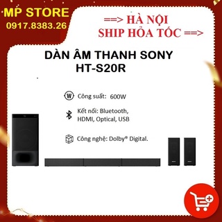 Dàn âm thanh SONY HT-S20R 5.1ch, công suất 400W - Hàng chính hãng bảo hành 12 tháng