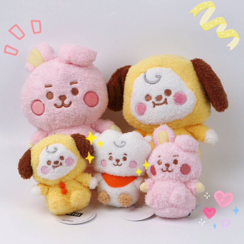 Móc khóa nhân vật Bt21 Bts 10-20cm đáng yêu