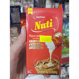 Sữa đặc có đường Nuti hộp 385g