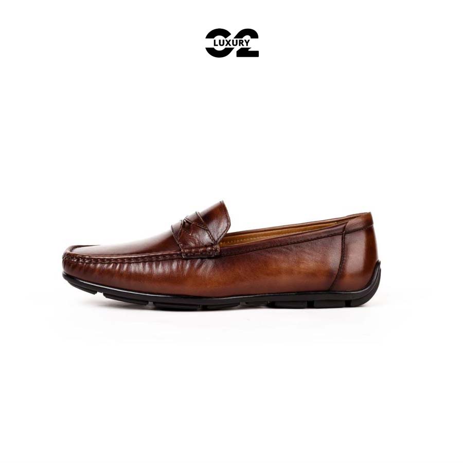 Giày lười nam Luxury dáng Moccasin Shoes BL030-3A giày da công sở chất liệu da bò thật nhiều size