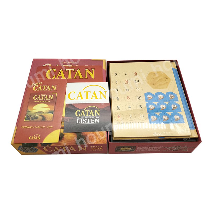 Bộ Thẻ Trò Chơi CATAN 5th CATAN Board Game Vui Nhộn