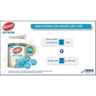 Sữa bột Boost Optimum 800g