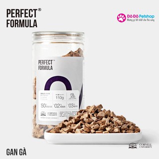 Perfect Formula Freeze Dried Chicken Liver 110gr Gan Ga Đông Khô Cho Chó Mèo