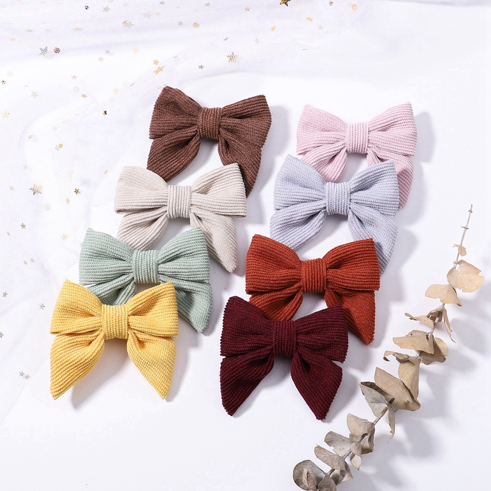 KIDSBOWS Set 2 Kẹp Tóc Nơ 2.7Inch Dễ Thương Cho Bé Gái
