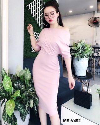 Váy body trễ vai