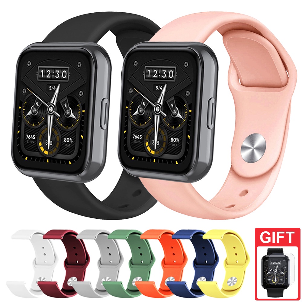 Silicone Dây Đeo Silicon Thay Thế Cho Đồng Hồ Realme Watch 2 / 2 Pro / S
