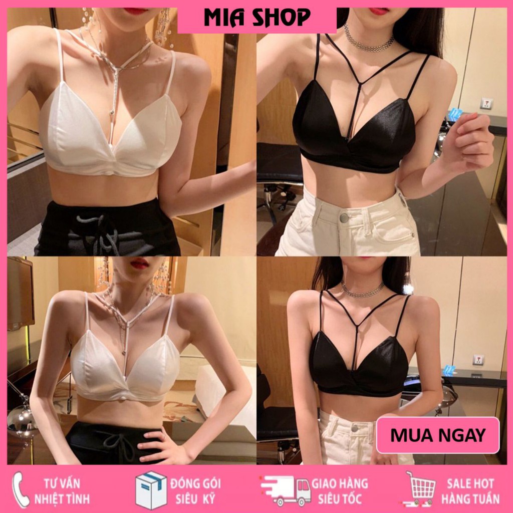 Áo Bra Satin chữ Y 💖 FREESHIP 💖  Áo Ngực Nữ Phi Bóng Siêu Quyến rũ - giá rẻ A9604 | BigBuy360 - bigbuy360.vn