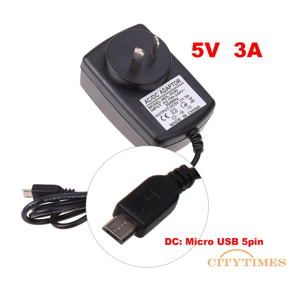 〖Ci〗 AU AC to DC 5V 3A Micro USB Power Supply Adapter for Windows Android Table