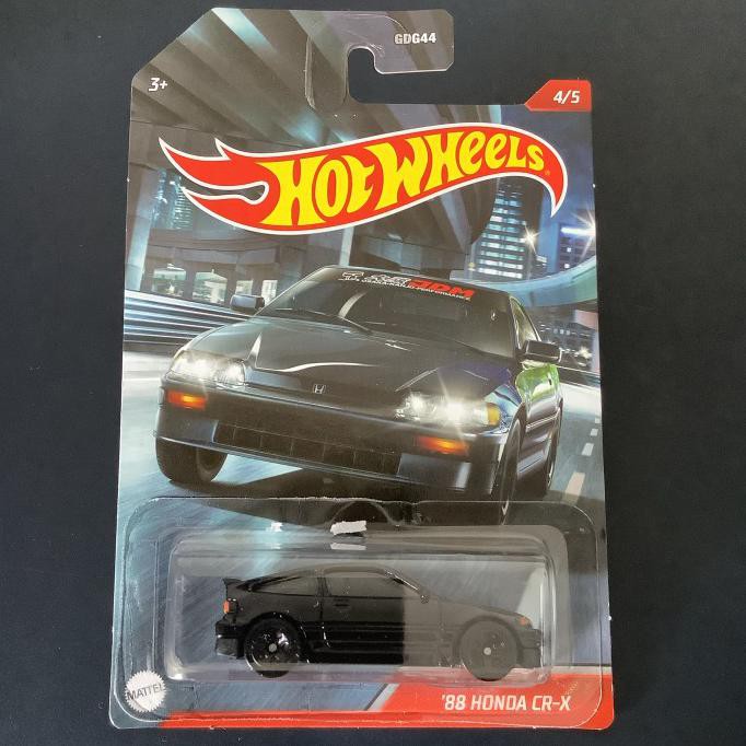 HOT WHEELS Mô Hình Xe Đua Đồ Chơi Honda Cr-X 88 Chất Lượng Cao